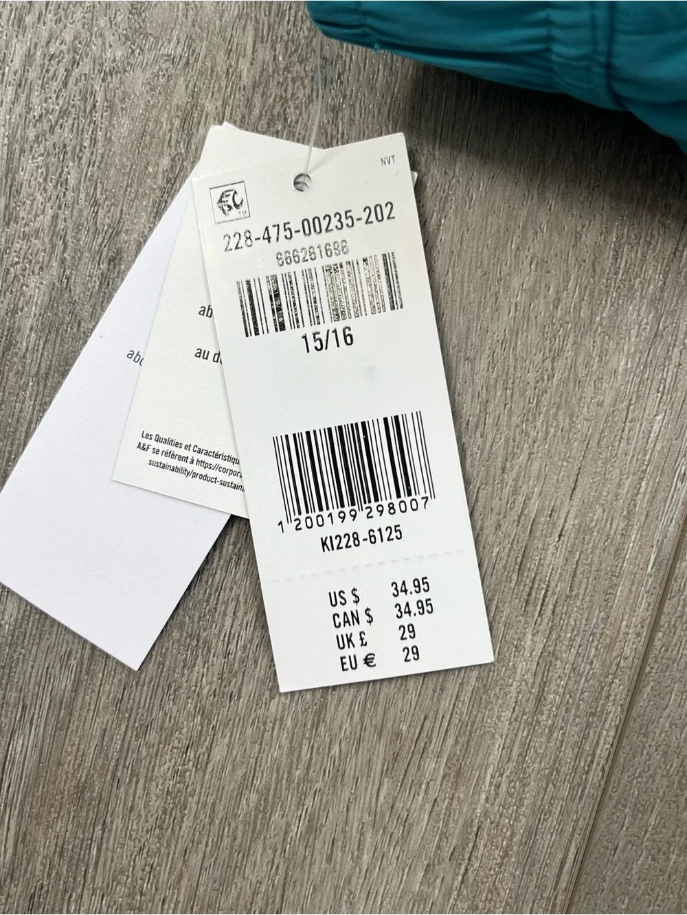 Abercrombie & Fitch nwt abercrombie